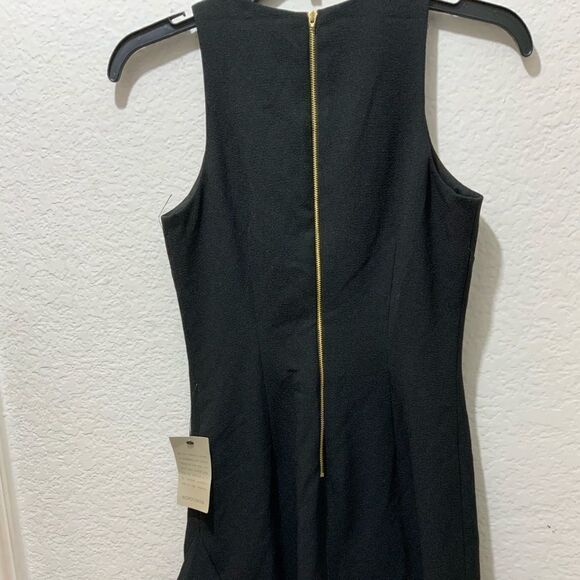 CHELSEA28 Nordstrom sleeveless Fit & Flare Black lined Dress Size 0 - Picture 4 of 6